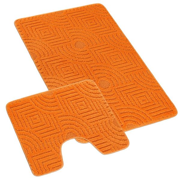 SADA BANY 60x100 + 60x50 cm - s výkrojem Oranžová 810/011
