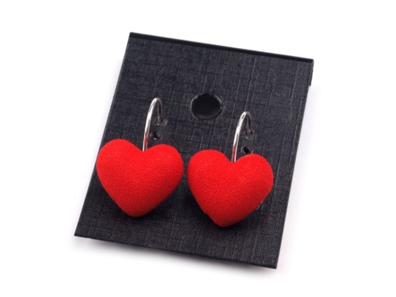 Náušnice ve tvaru Srdce - Romantický Šperk