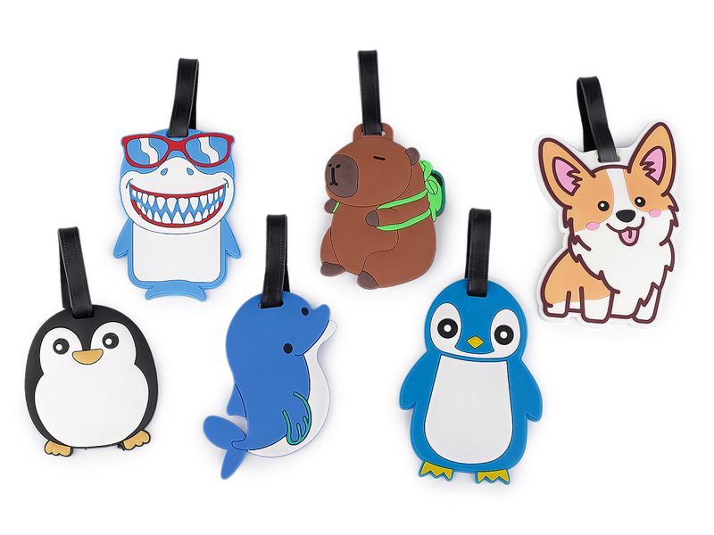 Jmenovka / visačka na kufr zvířátka