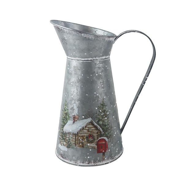 Konvička plechová K4484 - 21 × D14 × H25/26.5/28 cm