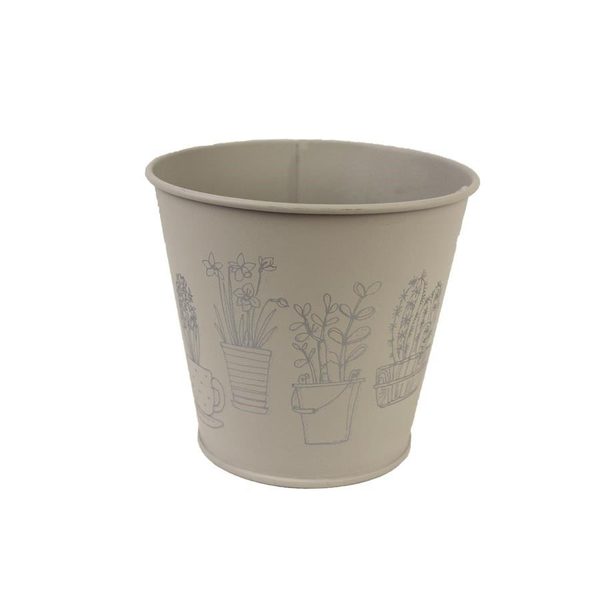 Dekorační Květináč plechový K2604/3