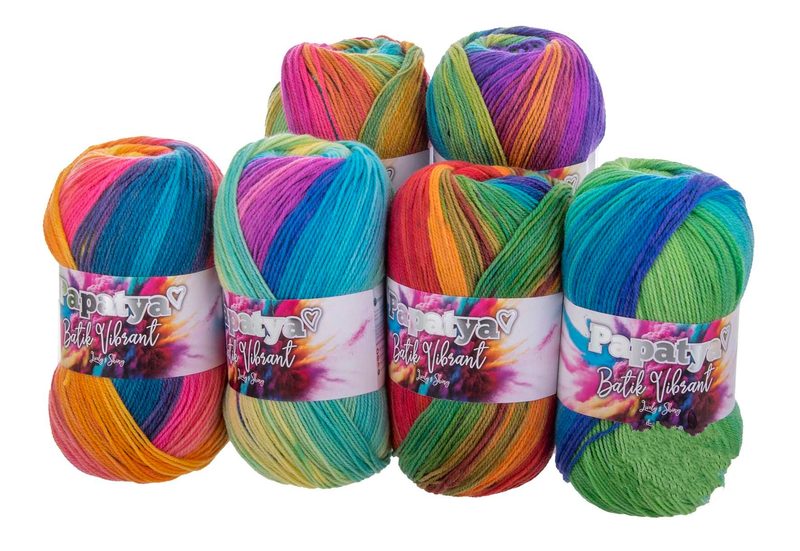 Příze Papatya Batik Vibrant 100 g