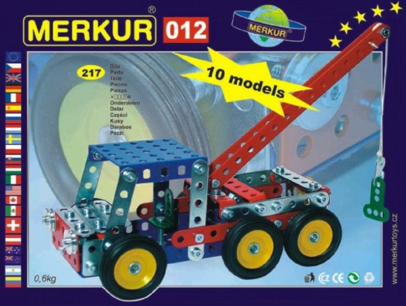 012 Odtahové vozidlo 10 modelů 217 KUSŮ stavebnice MERKUR