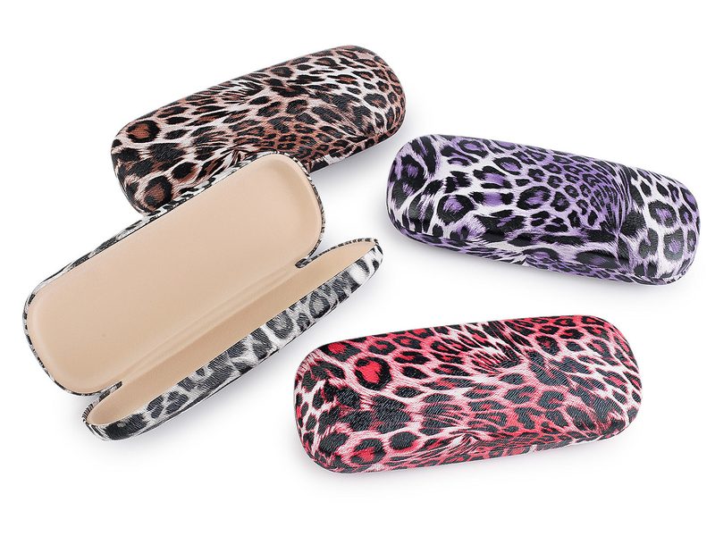 Pouzdro na brýle zvířecí vzor 6x16 cm