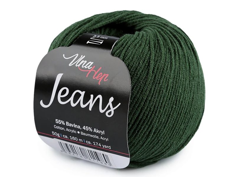 Pletací příze Jeans 50 g
