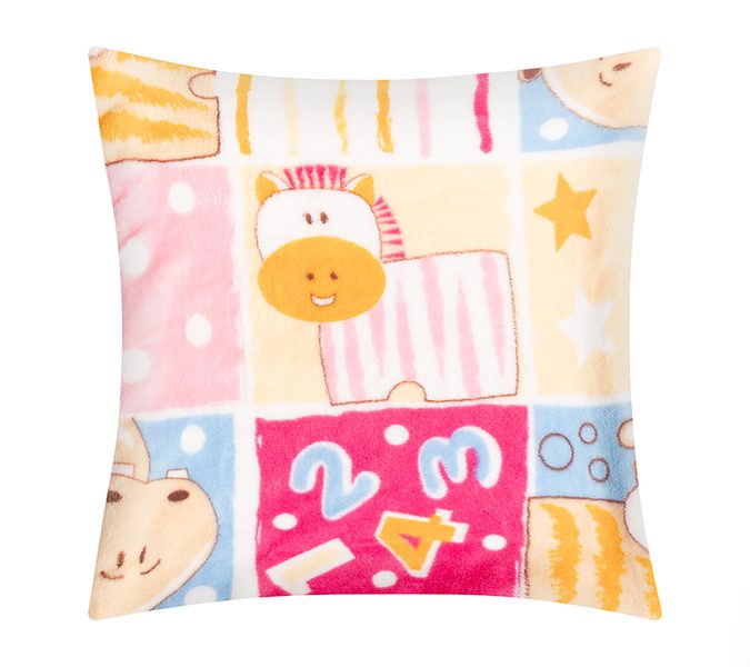 Polštářek ELLÍK - dětský motiv Růžová,Modrá,Žlutá 7023/119 35x40 cm