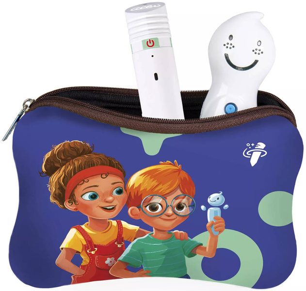 ALBI Kouzelné čtení Pouzdro modré na elektronickou tužku a nabíječku