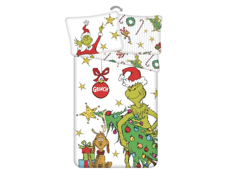 Povlečení Grinch Grinchmas 140x200, 70x90 cm