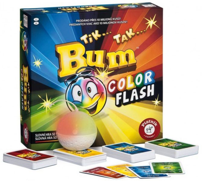 PIATNIK Hra TIK TAK BUM Color Flash na baterie Světlo *SPOLEČENSKÉ HRY*