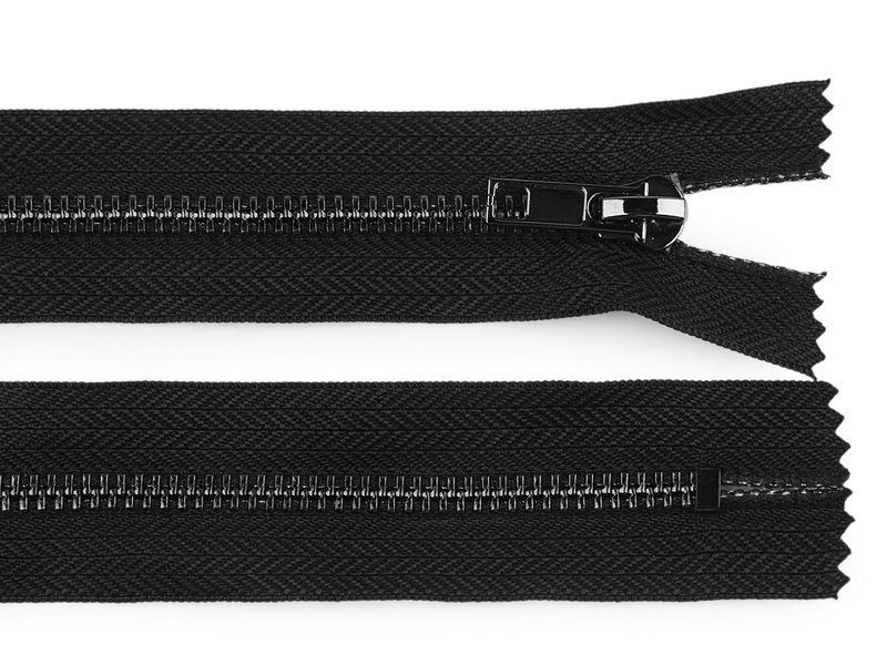 Kovový zip No 5 délka 10 cm (jeansový)