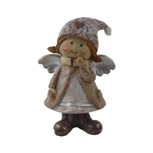 Dekorace anděl X7260 - 6.5 × 4.5 × 9 cm