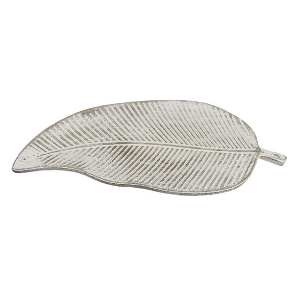 Dekorační tác – list D5345 - 35 × 17.5 × 3 cm
