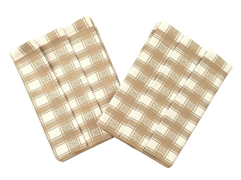 Utěrka Extra savá 50x70 cm Kostka s kytičkou 3 ks