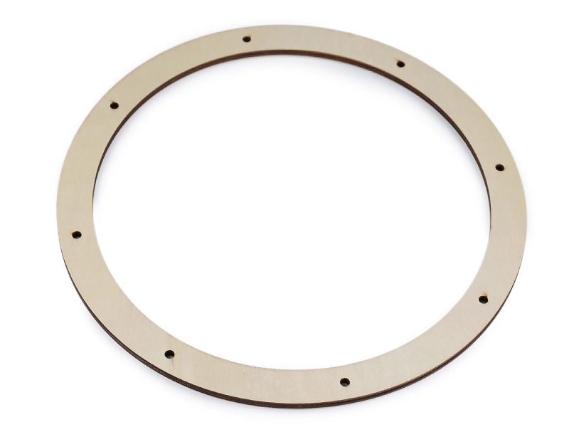 Dřevěný kruh na výrobu věnců s 8 otvory Ø26 cm