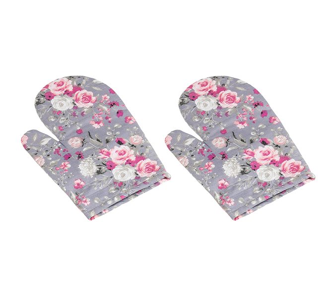 Kuchyňská chňapka - 2ks Růžová,Šedá,Bílá CH/235 28x18 cm