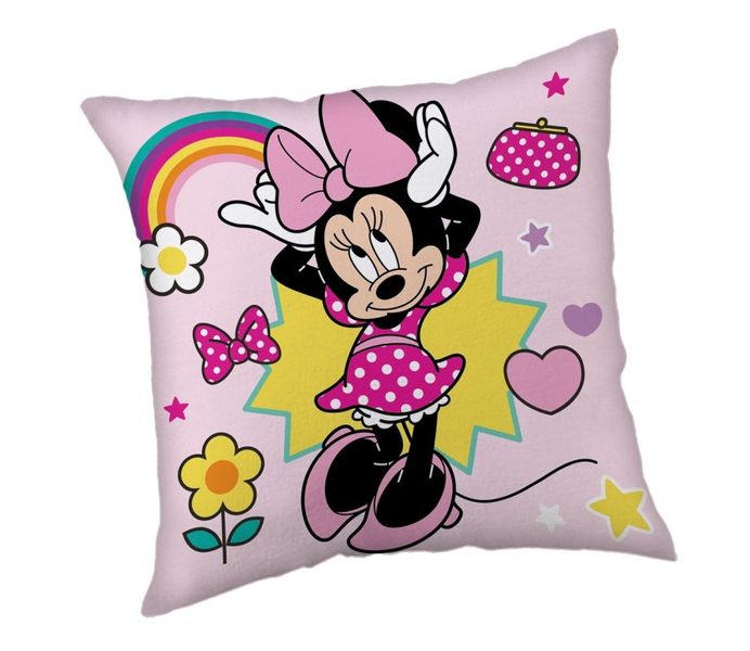 Mikroplyšový polštářek Minnie Smile Polyester, 40/40 cm