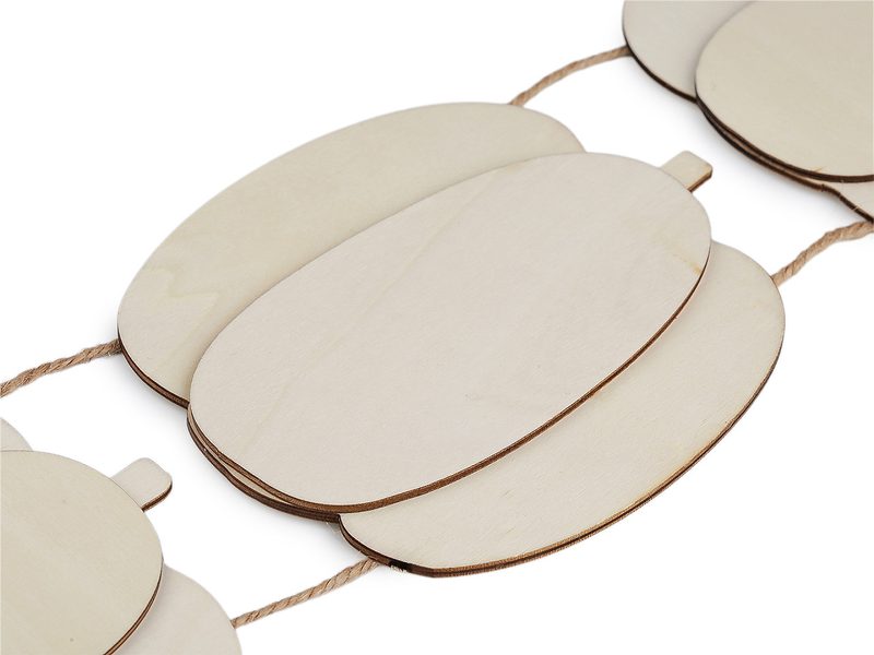 Dřevěný závěs dýně k domalování / dotvoření