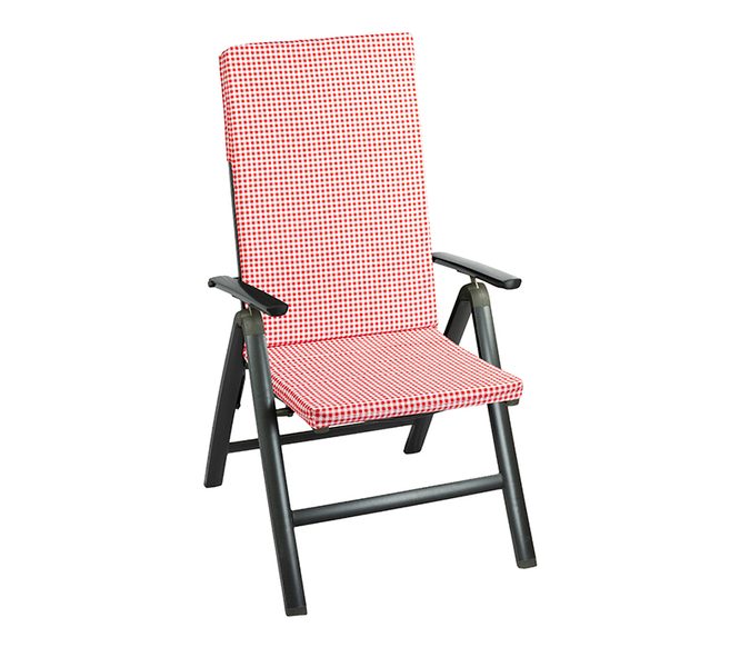 Sedák na zahradní židli Červená 36/609 47x115 cm