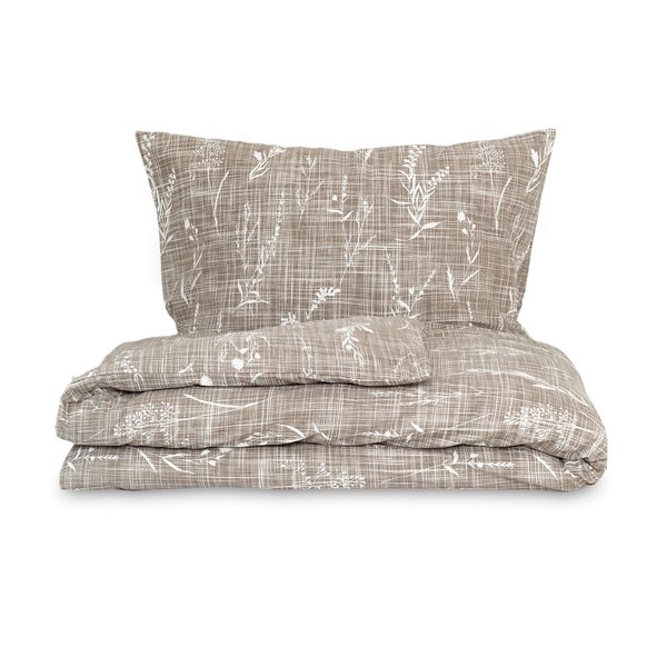 Flanelové povlečení PODZIM béžový