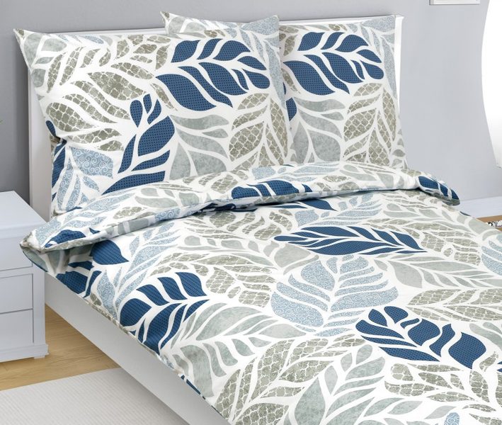 Povlečení bavlněné Modrá,Béžová 90/566