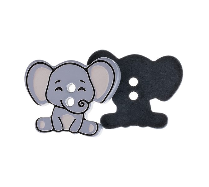 Knoflík - sada 3 ks Šedá,Béžová 400652 25x20 mm