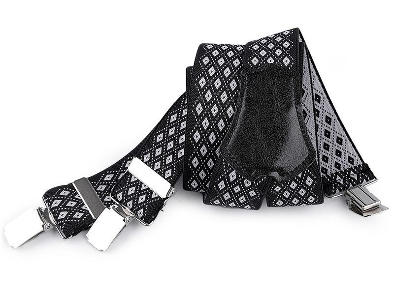 Pánské šle široké 3,5 cm délka 120 cm