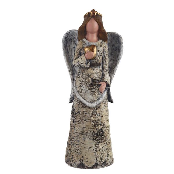 Dekorační anděl X6220 - 19 × 13,2 × 46 cm