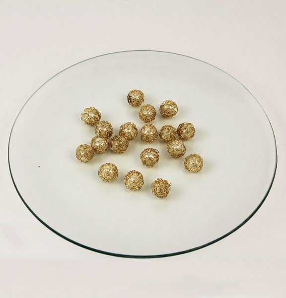 Skleněný tácek dekorační S0081/3 - dia 24,5 cm