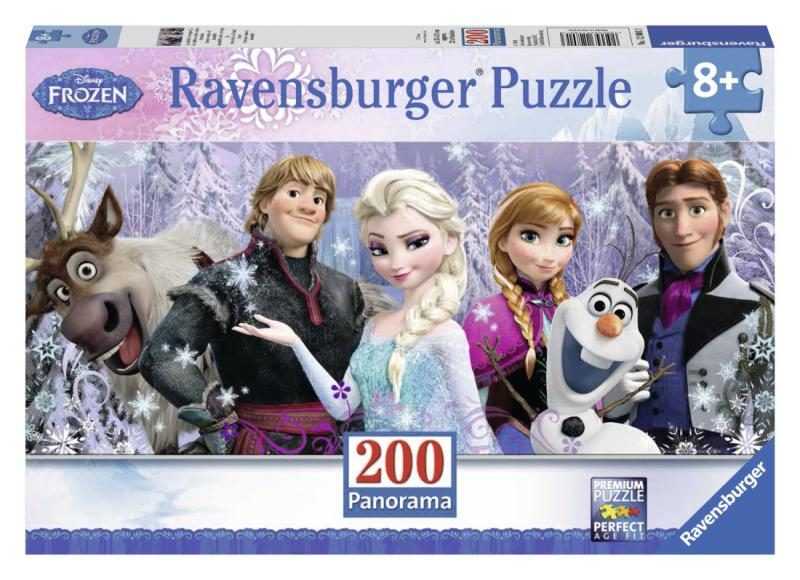 Puzzle Ledové království Panorama 200 dílků