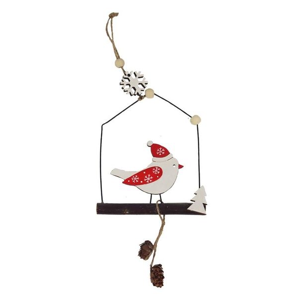 Dekorace k zavěšení D4514 - 10 x 1 x 20/28 cm