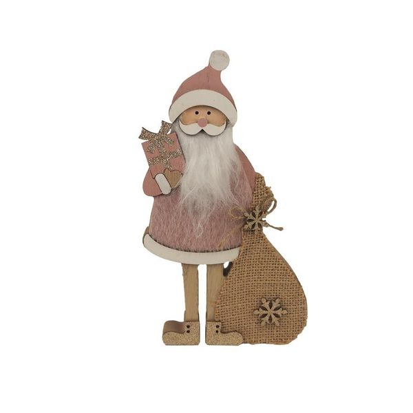 Dekorace santa D4404 - 12.5 x 2.3 x 23 cm