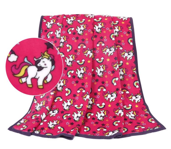 Dětská deka ELLA Bílá,Růžová 1005/232 75x100 cm