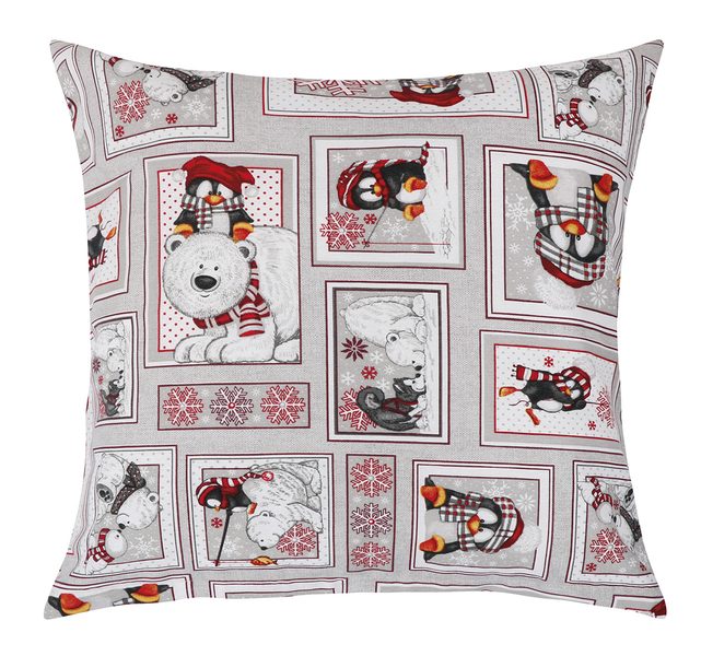 Polštářek VÁNOCE Bílá 55/122 40x40 cm