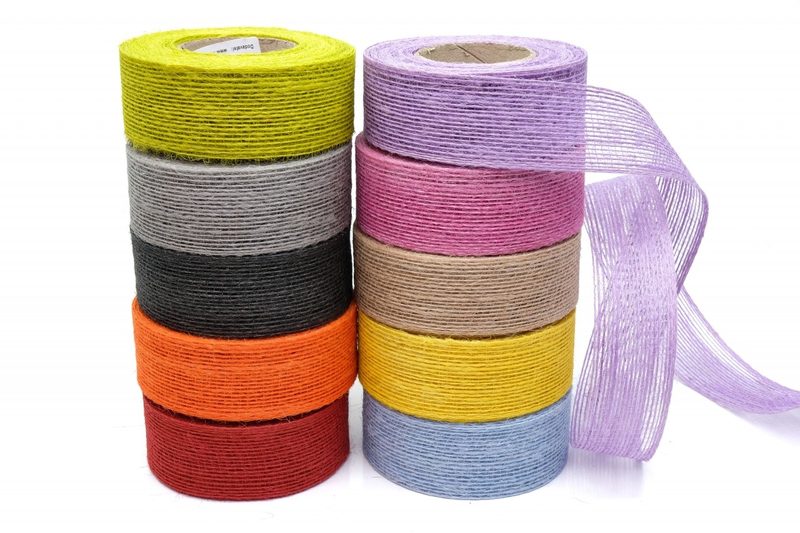 Stuha jutová šíře 40mm návin 9 metrů