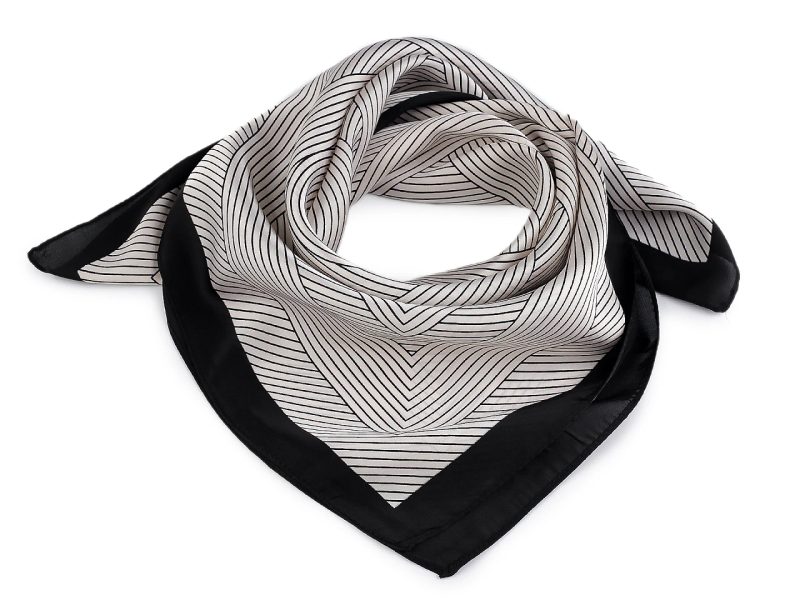 Saténový šátek 65x65 cm