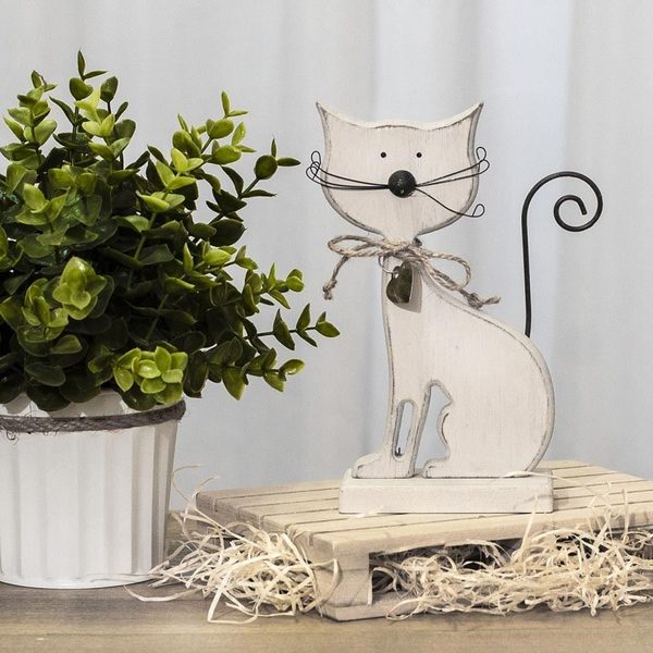 Kočka dekorační D1904/1 - 18 cm