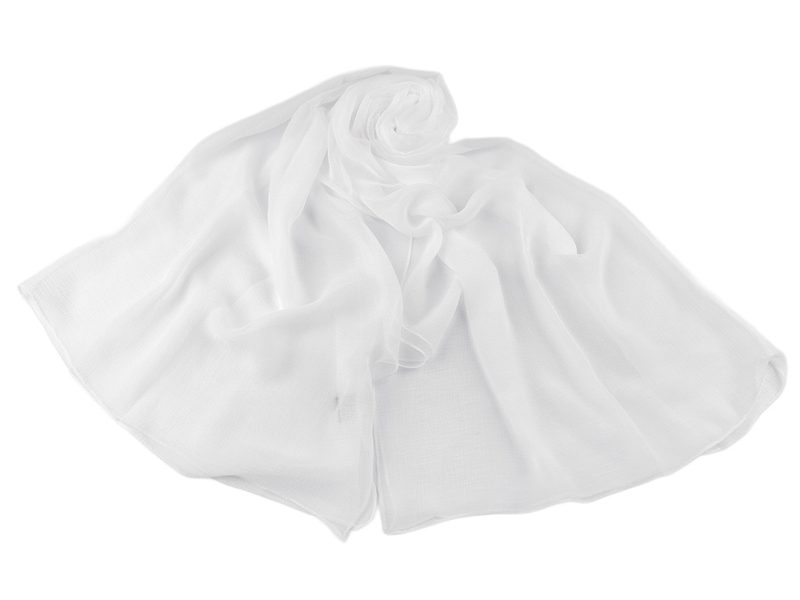 Letní šátek / šála / pléd jednobarevný 95x180 cm