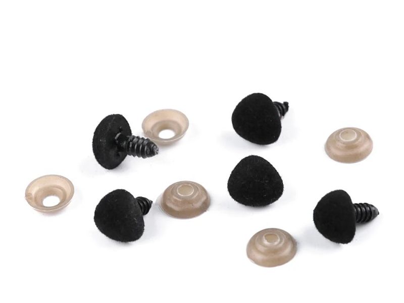 Čumák sametový s pojistkou 14x15 mm 5 sad