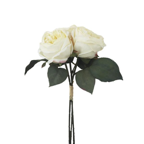 Kytice umělých sušených růží X7631-26 - 32 × 15 × 11 cm