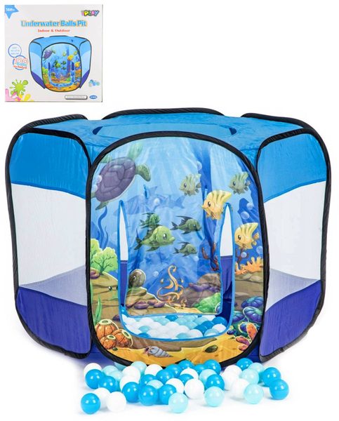 Stan podmořský svět 90x70x90cm baby herní set s míčky 100ks