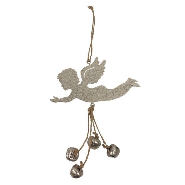 Anděl k zavěšení K2268 - 13,5 x 0,1 x 7/ 26 cm