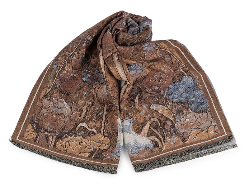 Šátek / šála / pléd typu kašmír 70x185 cm