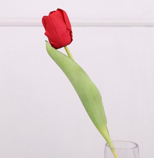Umělý tulipán červený X6862-08