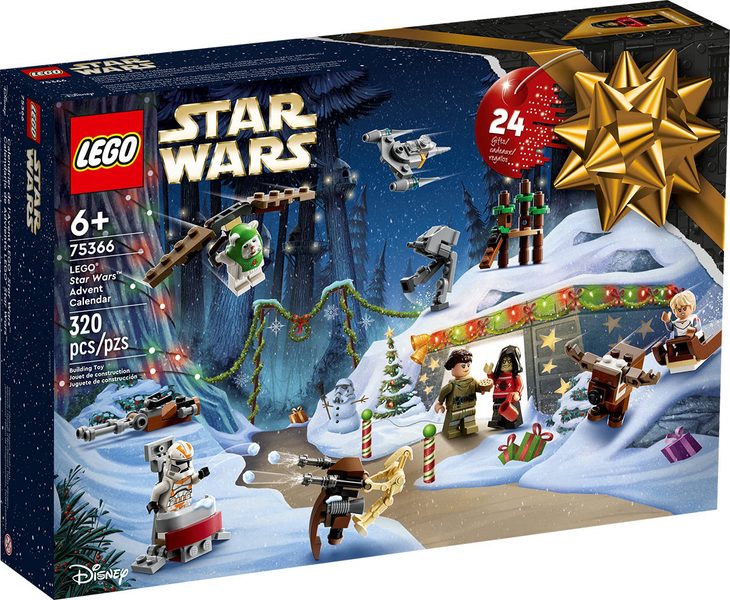 LEGO STAR WARS Adventní kalendář 2023 rozkládací s herní plochou 75366