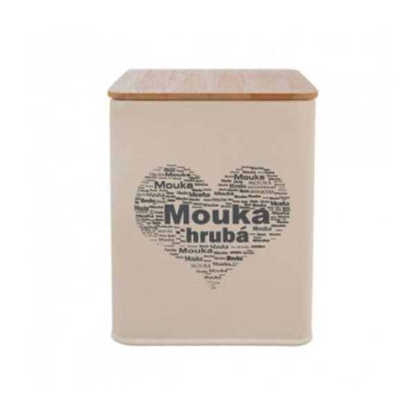 Dóza Mouka hrubá SRDCE O0154 - 11,5 x 11,5 x 14 cm