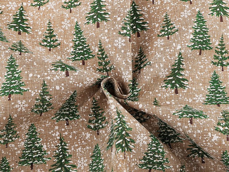 Vánoční dekorační metráž stromeček METRÁŽ