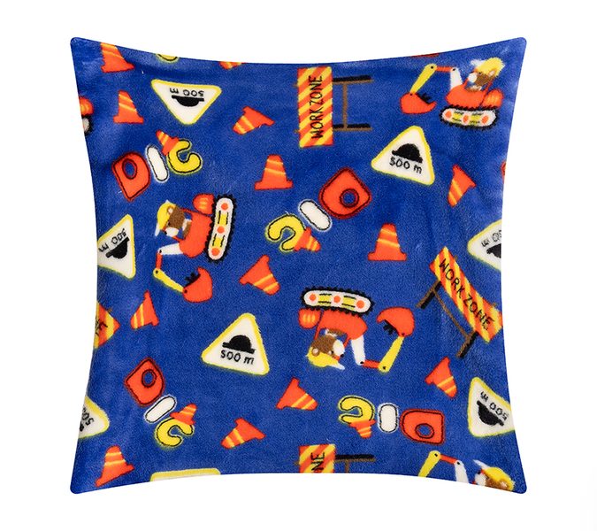 Polštářek ELLÍK - dětský motiv Modrá,Červená 7023/185 35x40 cm