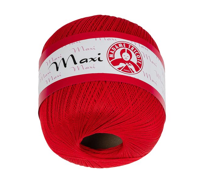 Příze MAXI MT Červená 6328 100g / 565 m