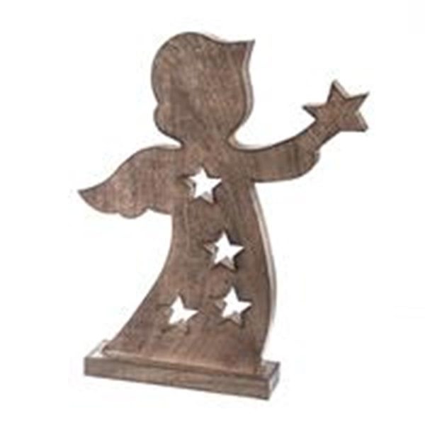 Anděl mango hvězdy 24x6x43 cm