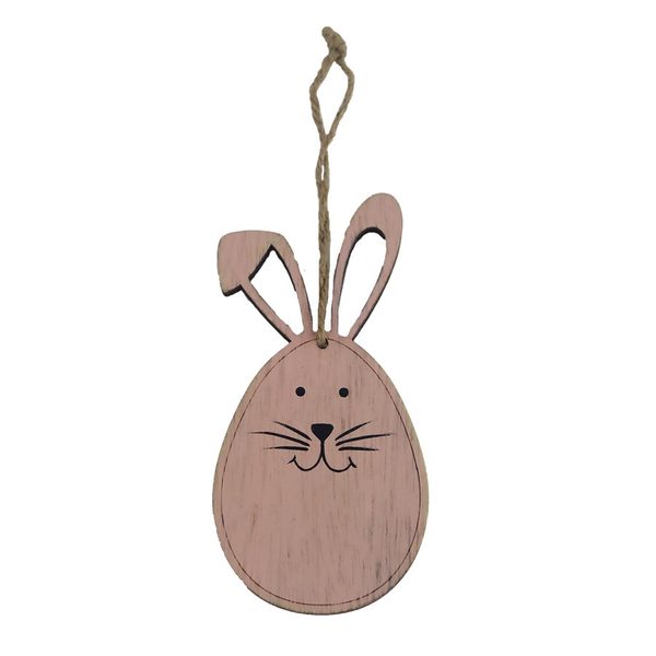 Velikonoční DEKORACE zajíc k zavěšení D6738-05 - 13 cm